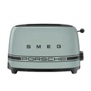Smeg Porsche x Retro Style 2-Slice Toaster, 950W Shade Green TSF01PSGEU