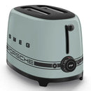 Smeg Porsche x Retro Style 2-Slice Toaster, 950W Shade Green TSF01PSGEU
