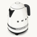 Smeg Porsche x Retro Style Cordless Kettle, 1.7L Carrara White KLF03PCWEU