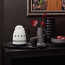 Smeg Porsche x Retro Style Cordless Kettle, 1.7L Carrara White KLF03PCWEU