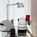 Smeg Porsche x Retro Style Cordless Kettle, 1.7L Carrara White KLF03PCWEU