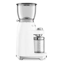 Smeg 150W Retro Coffee Grinder White CGF01WH