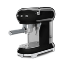 Smeg 50's Style Espresso Manual Coffee Machine Black ECF01BLSA