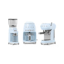 Smeg 50'S Style Espresso Manual Coffee Machine Pastel Blue ECF01PBSA
