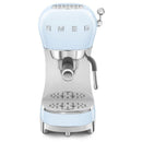 Smeg 50's Style Espresso Manual Coffee Machine Pastel Blue ECF02BLEU
