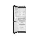 Smeg 301L Glossy Black Retro Fridge freezer FAB32RBL5