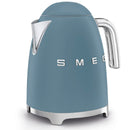 Smeg Retro 50's Style 1.7 Litre Matt Electric Kettle Storm Blue KLF03SBMEU