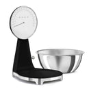 Smeg 50's Style Analog And Digital Kitchen Scale Black Glossy KSF01BLWW