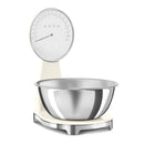 Smeg 50's Style Analog And Digital Kitchen Scale Cream Glossy KSF01CRWW
