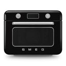 Smeg Countertop Combi Steam Oven 50's Style Aesthetic Black Glossy COF01BLEU