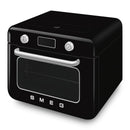 Smeg Countertop Combi Steam Oven 50's Style Aesthetic Black Glossy COF01BLEU
