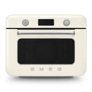 Smeg Countertop Combi Steam Oven 50's Style Aesthetic Cream Glossy COF01CREU