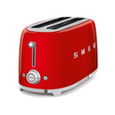 Smeg Retro 1500W 4 Slice Toaster Red TSF02RDSA