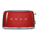 Smeg Retro 1500W 4 Slice Toaster Red TSF02RDSA