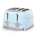 Smeg Retro 2000W 4 Slice Toaster Pastel Blue TSF03PBSA