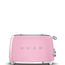 Smeg Retro 2000W 4 Slice Toaster Pink TSF03PKSA