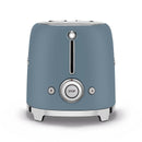Smeg Retro 50's Style 950W 2 Slice Toaster Matt Storm Blue TSF01SBMEU