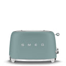 Smeg Retro 50's Style 950W 2 Slice Toaster Matt Emerald Green TSF01EGMEU