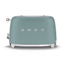 Smeg Retro 50's Style 950W 2 Slice Toaster Matt Emerald Green TSF01EGMEU