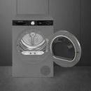 Smeg 9kg Dark Inox Free Standing Tumble Dryer - D3T9XSA